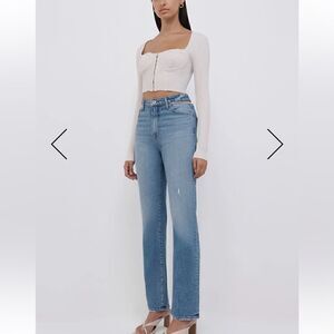 New Jonathan Simkhai Amelia Denim Jeans size 24 New